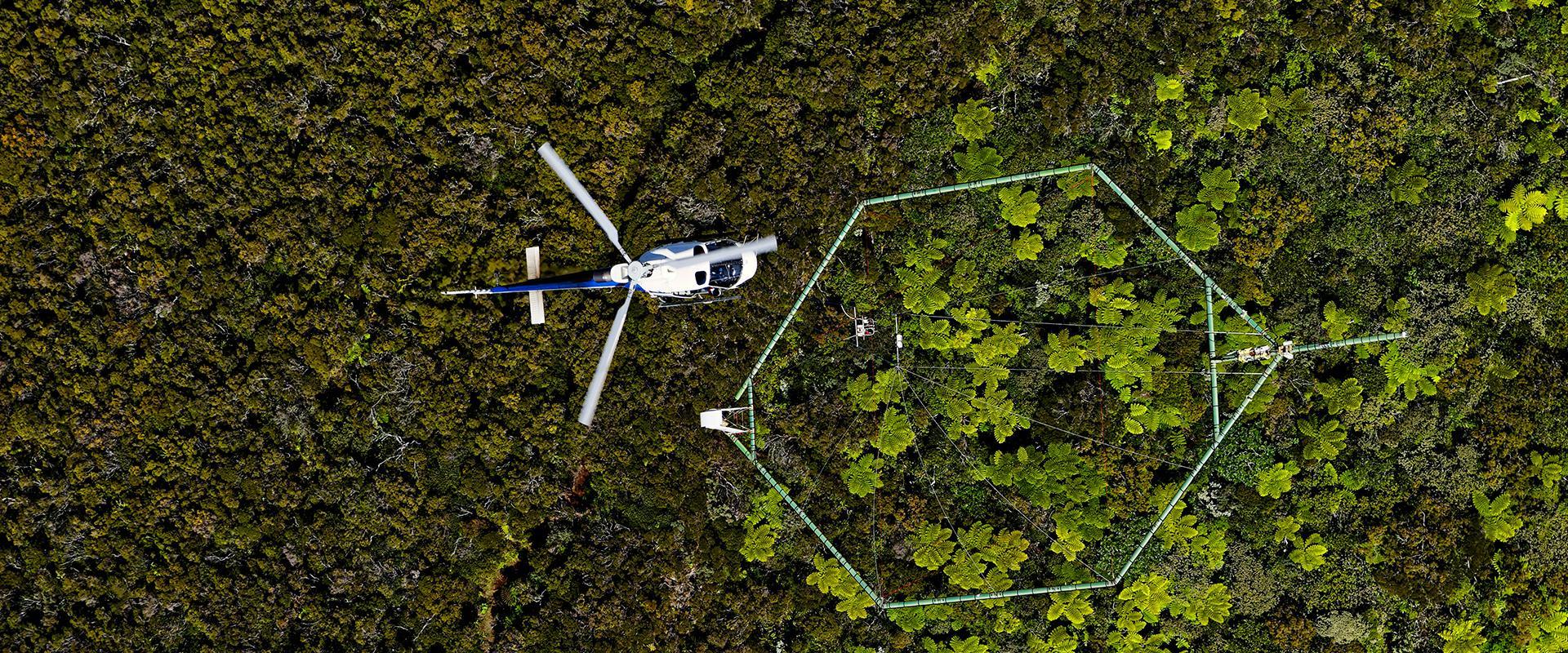 Campagne ReunEM de géophysique héliportée