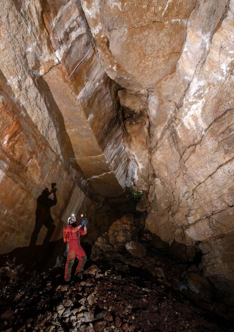 Scan 3D d’une cavité souterraine dans le Doubs