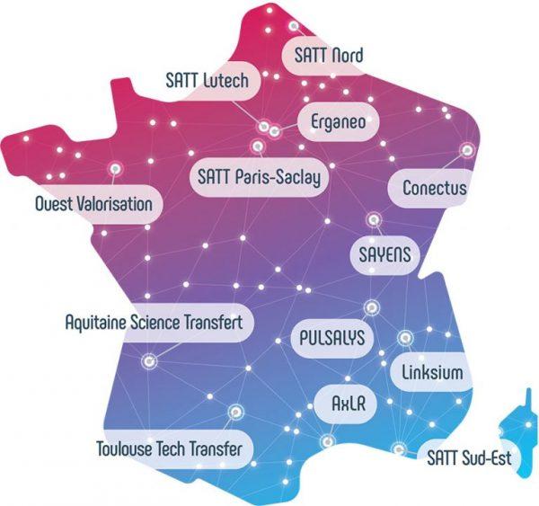 Carte de France SATT